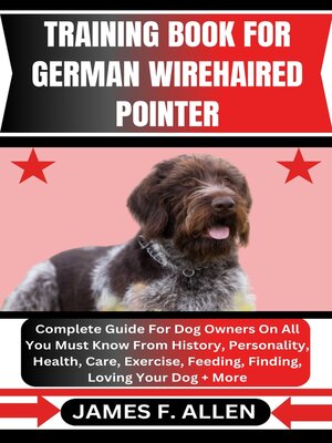cover image of TRAINING BOOK FOR GERMAN WIREHAIRED POINTER